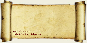 Jovanka Aleksić vizit kartica